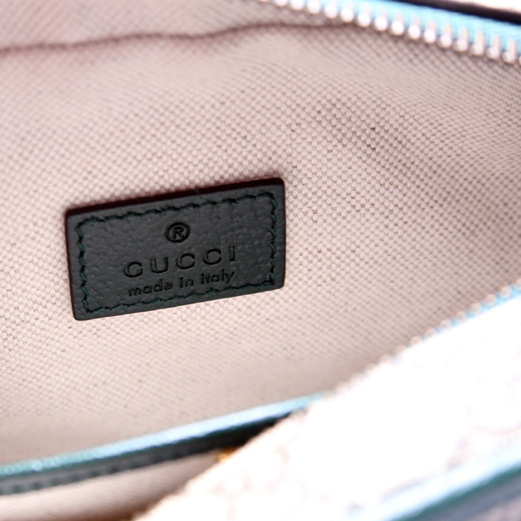 751914 GG Supreme Canvas Mini Shoulder Bag Green