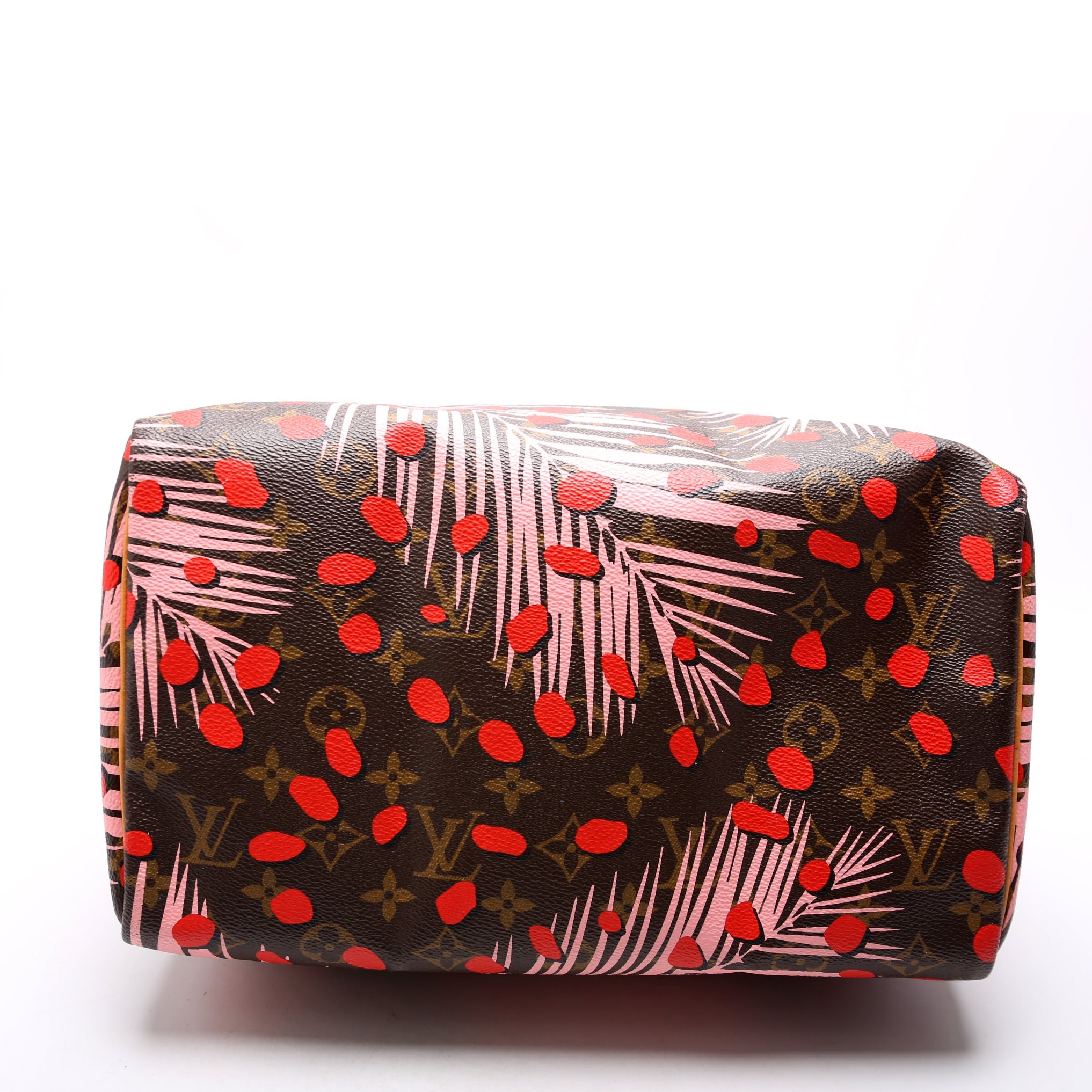 Speedy 30 Jungle Dots Monogram Pink