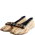 GG Python Wrap Ballet Flats Size 38.5