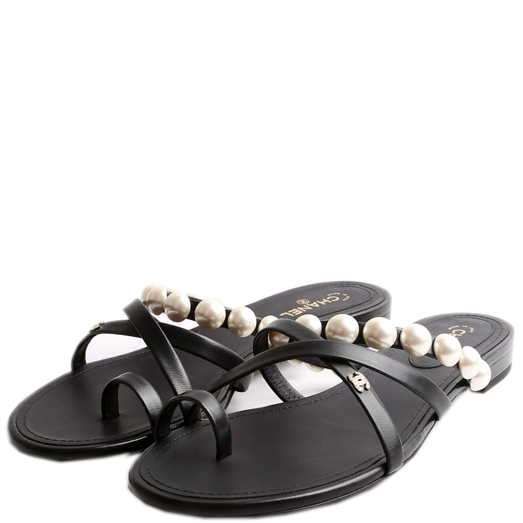 CC Pearl Flat Sandals Size 39.5