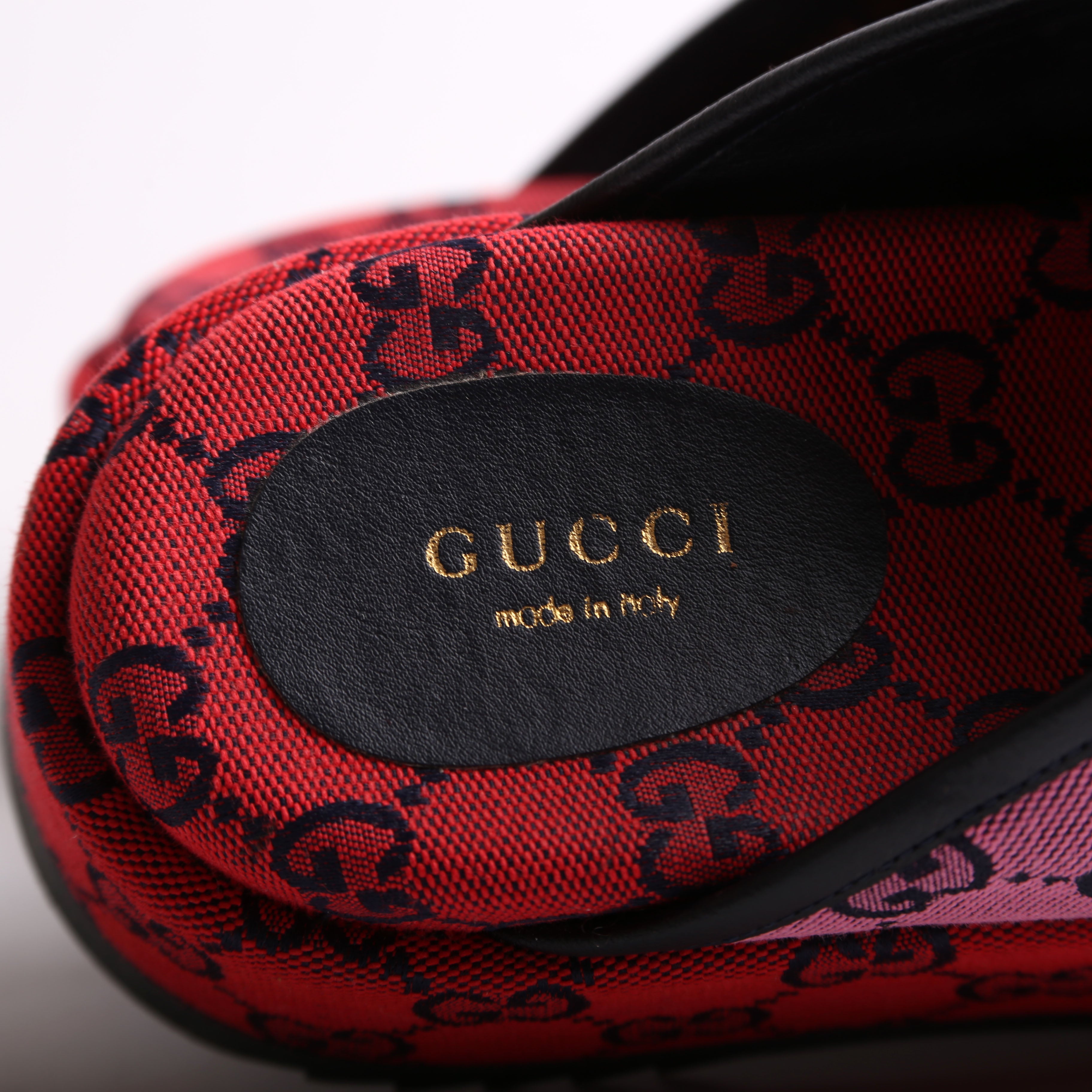 Gucci GG Canvas Platform Slides Size 36.5