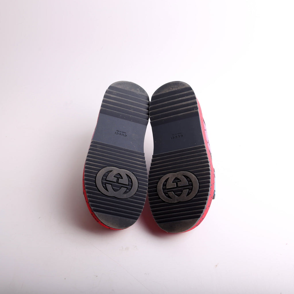 Gucci GG Canvas Platform Slides Size 36.5