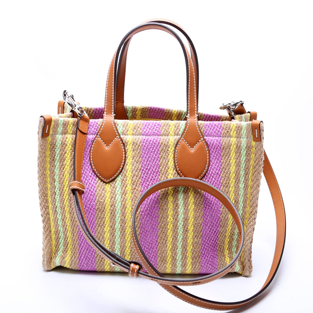 779670 Jute Tote Small Multicolor/Brown
