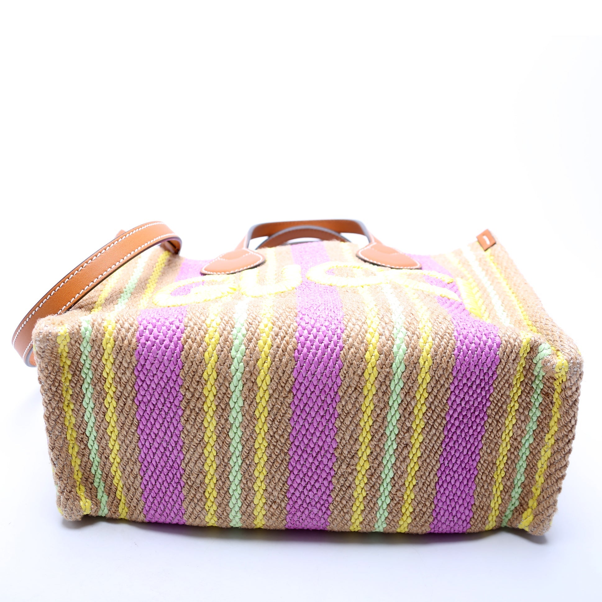 779670 Jute Tote Small Multicolor/Brown