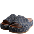 Gucci GG Canvas Platform Slides Size 41