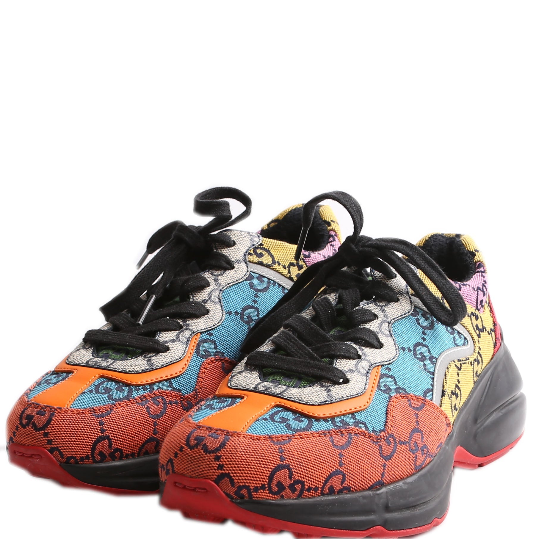 Rhyton Mixed GG Sneakers Size 36