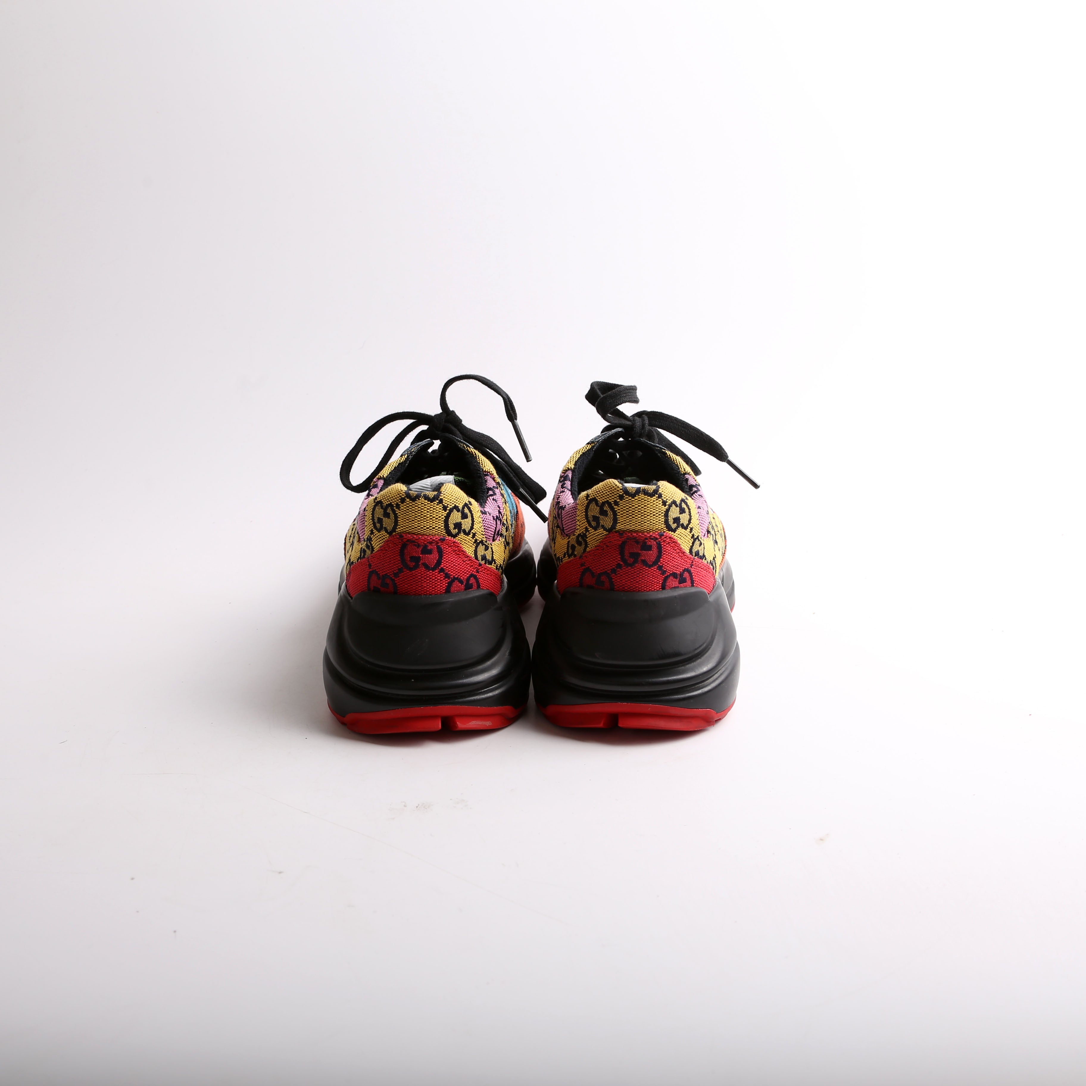 Rhyton Mixed GG Sneakers Size 36