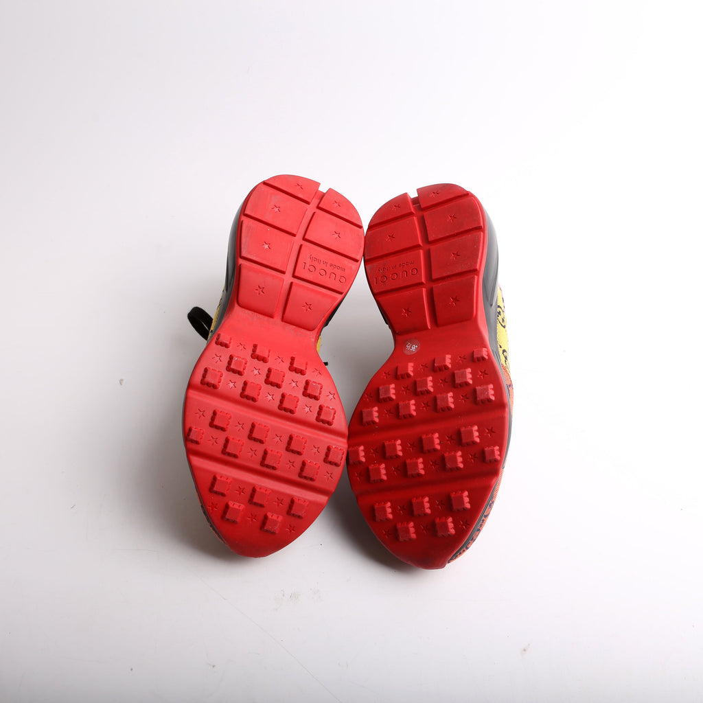 Rhyton Mixed GG Sneakers Size 36