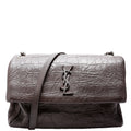 West Hollywood Medium Crocodile Embossed 620663 Brown