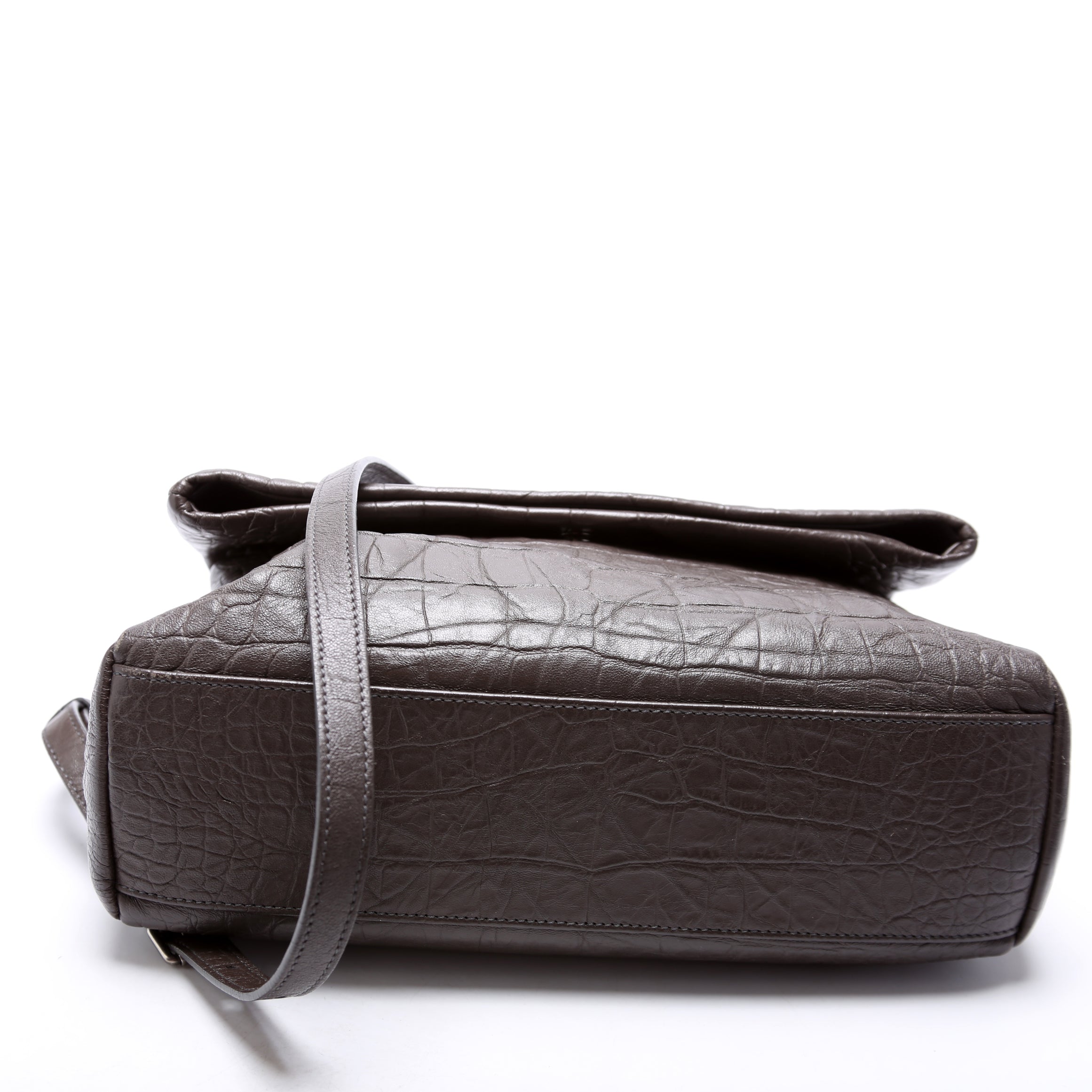 West Hollywood Medium Crocodile Embossed 620663 Brown