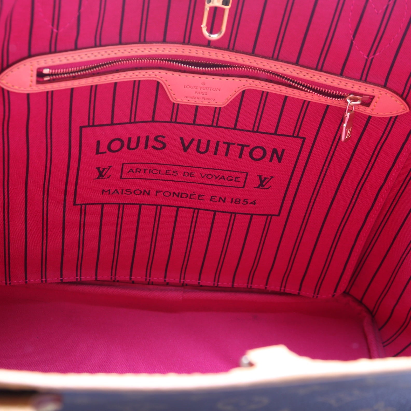 Neverfull with Wallet MM Monogram