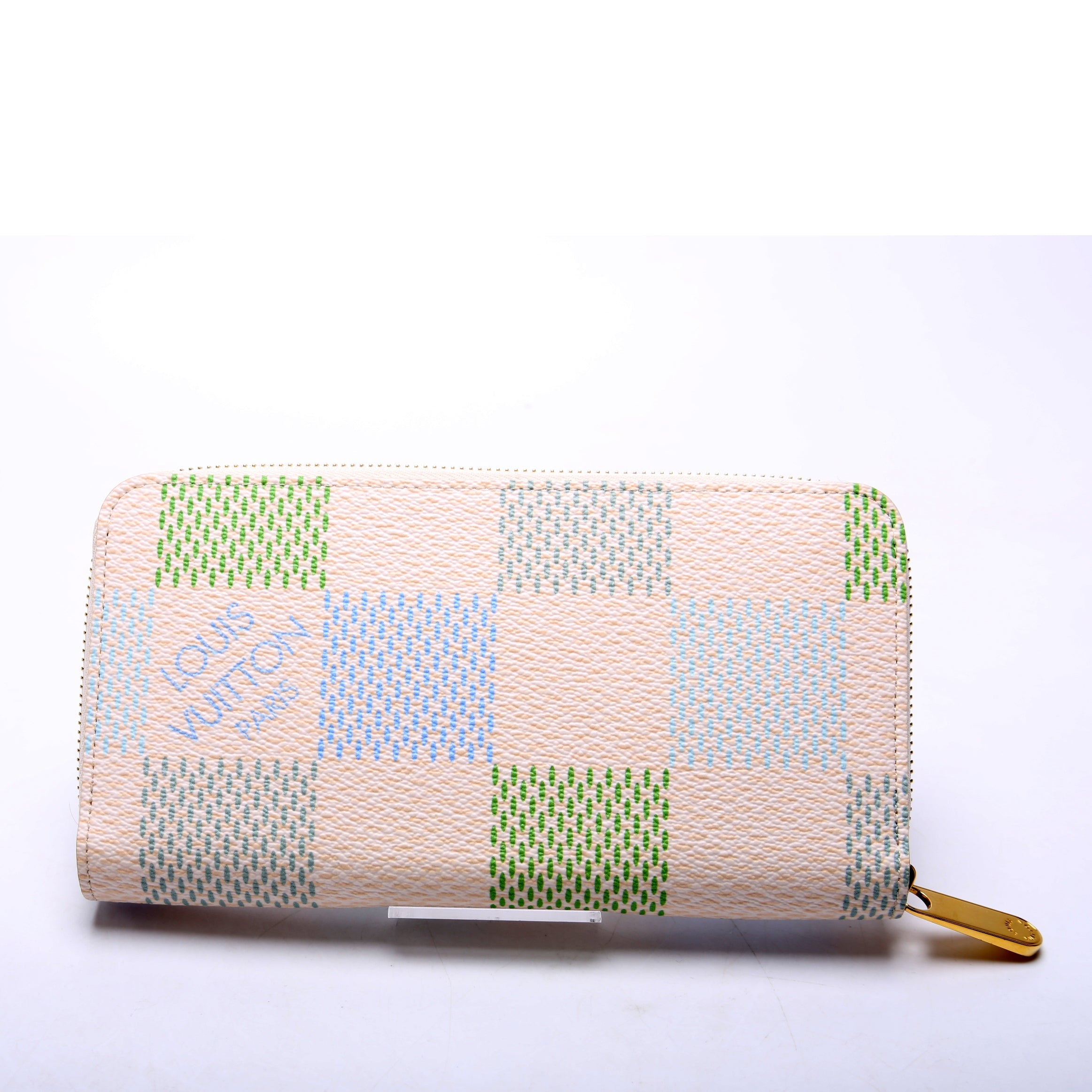 Zippy Wallet Giant Damier Pistachio