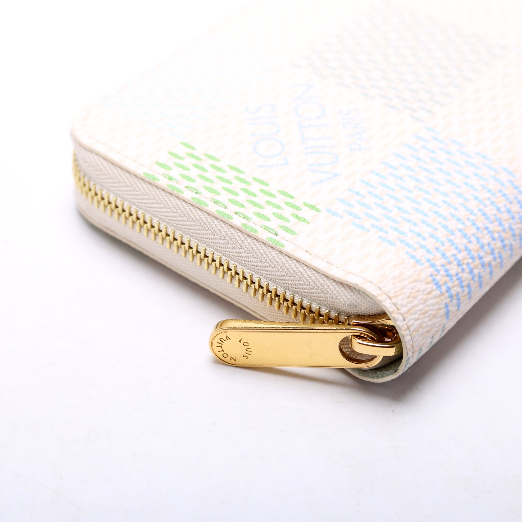 Zippy Wallet Giant Damier Pistachio