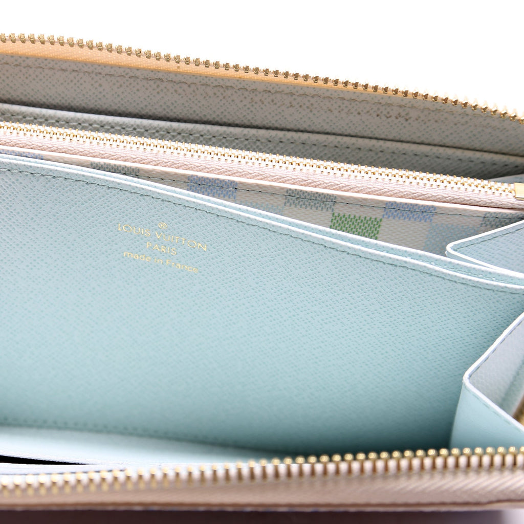 Zippy Wallet Giant Damier Pistachio