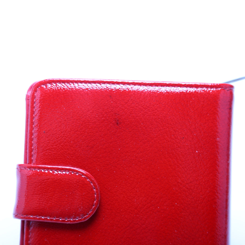 CC Compact Wallet Patent 12M Red