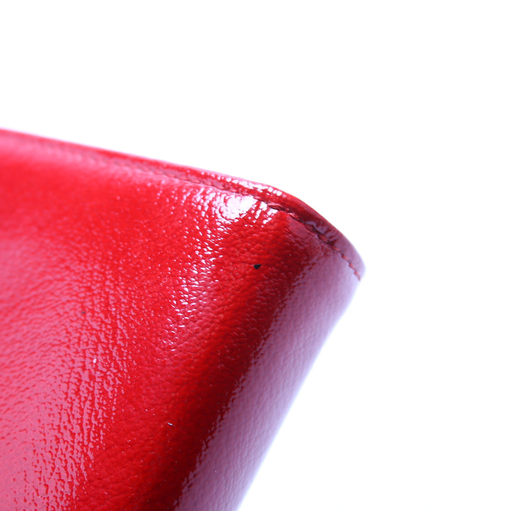 CC Compact Wallet Patent 12M Red
