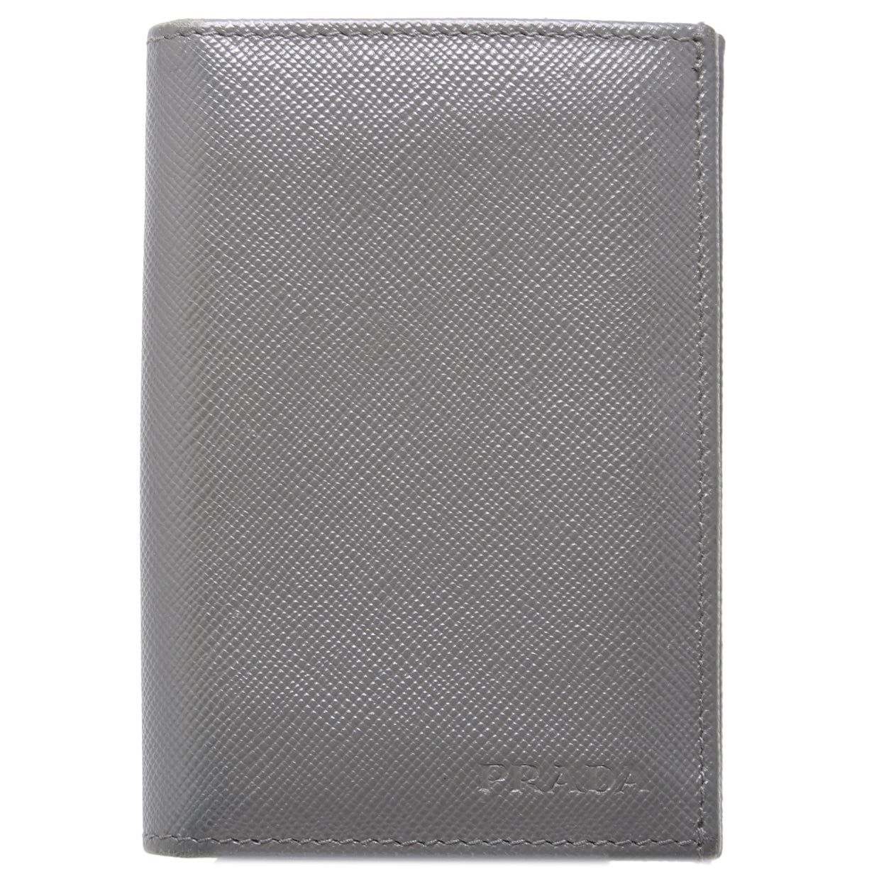 Saffiano Bifold Card Holder Grey