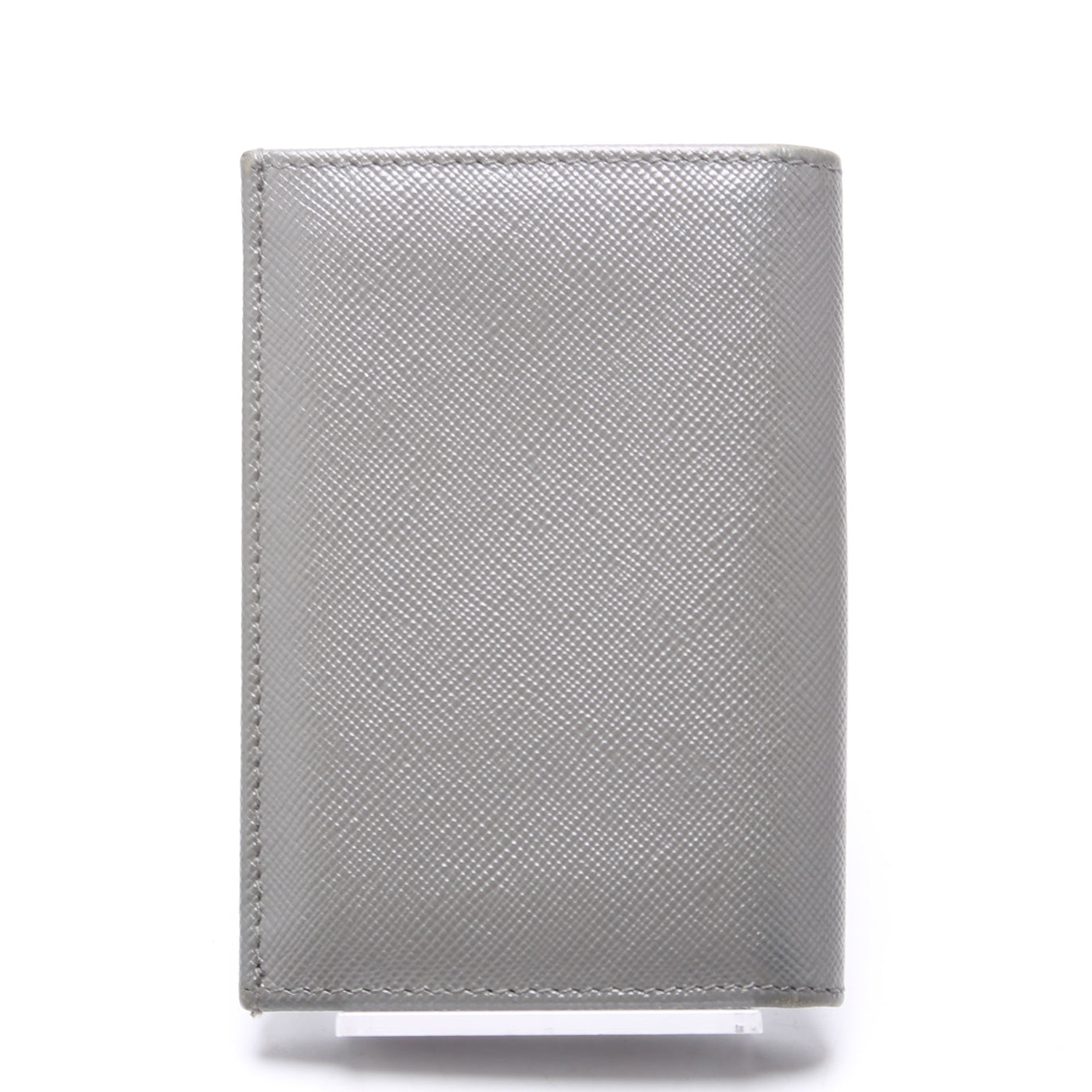 Saffiano Bifold Card Holder Grey