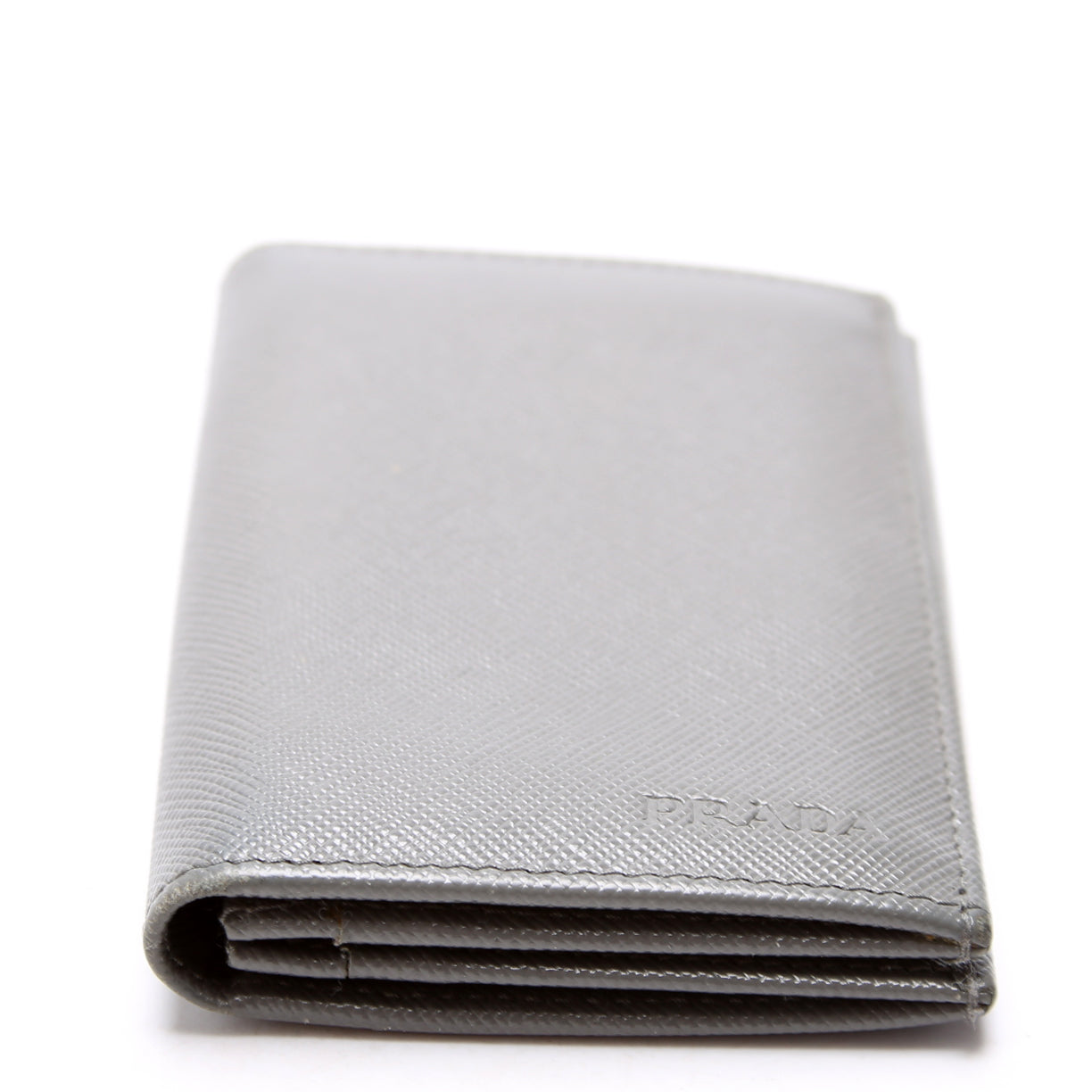 Saffiano Bifold Card Holder Grey