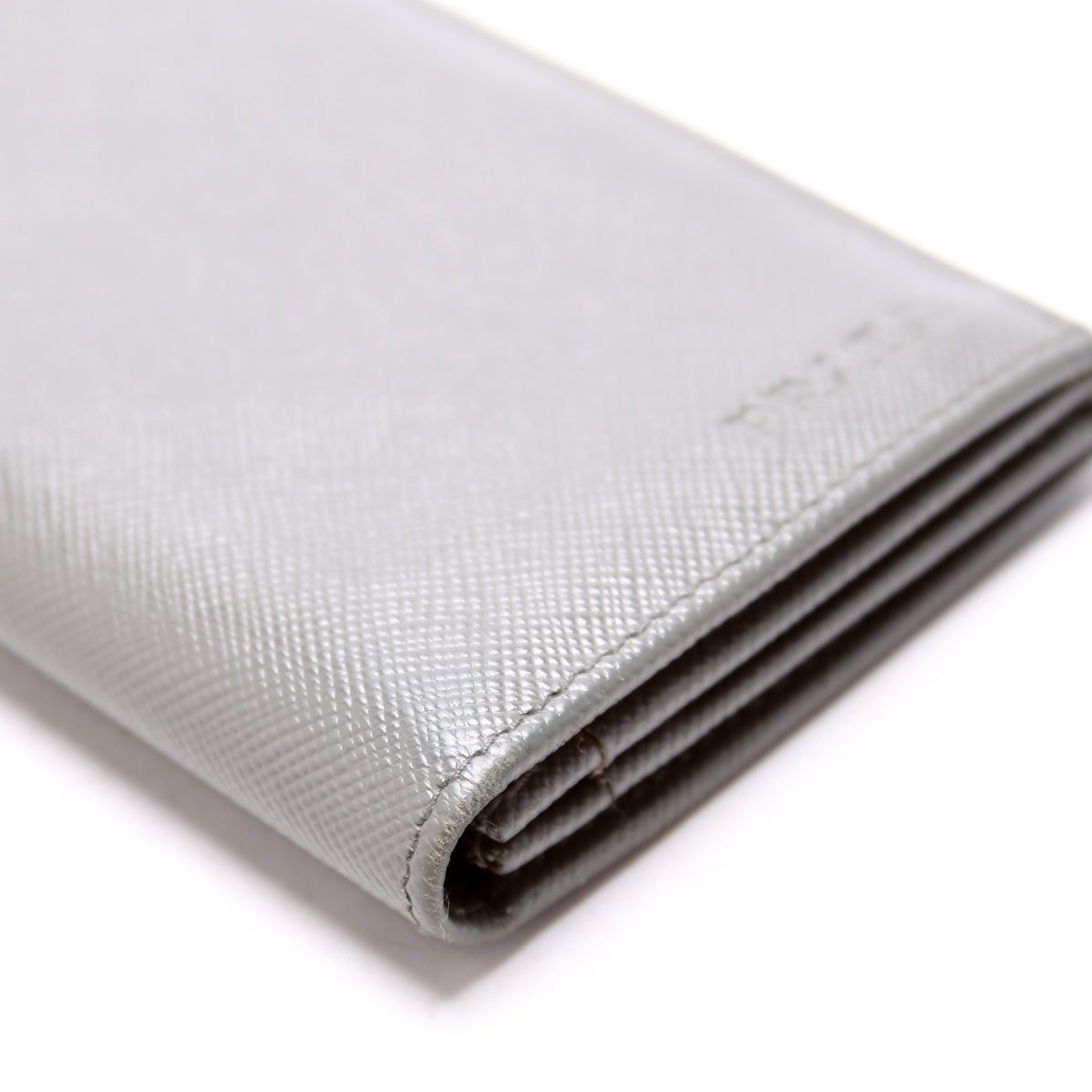 Saffiano Bifold Card Holder Grey