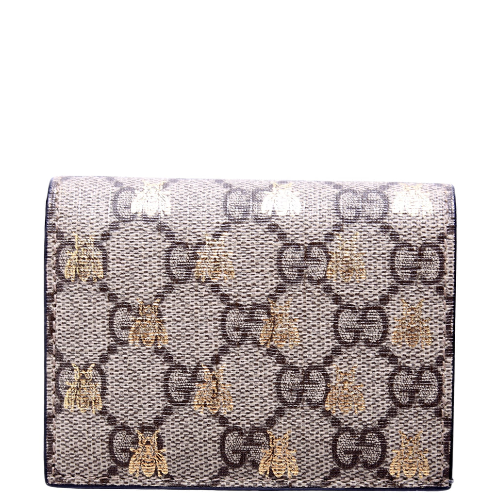 508757 GG Supreme Bee Card Case