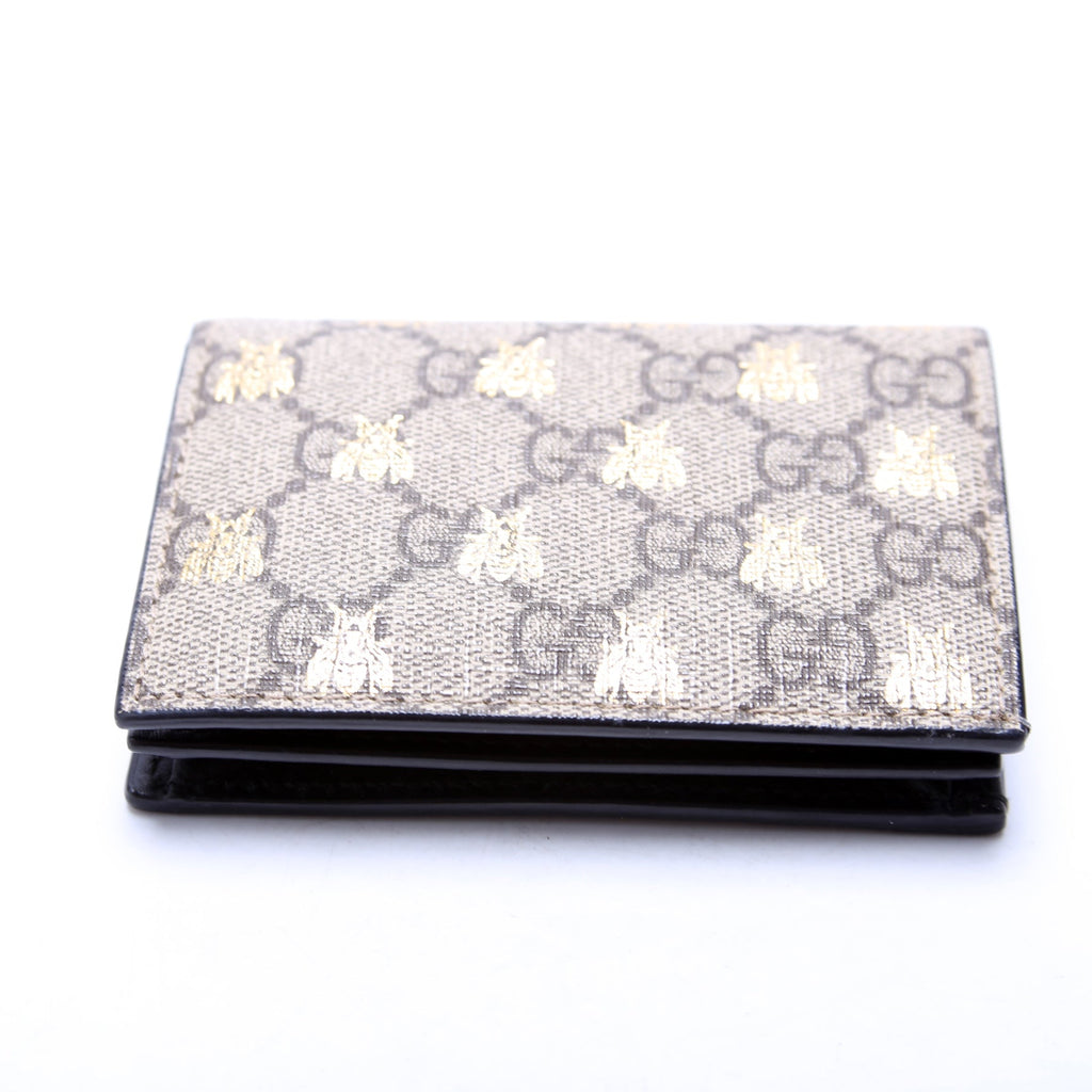 508757 GG Supreme Bee Card Case