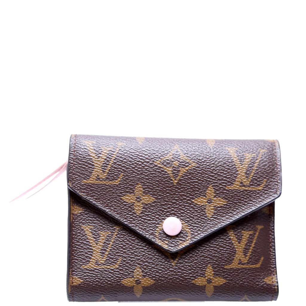 Victorine Wallet Monogram Pink
