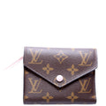 Victorine Wallet Monogram Pink