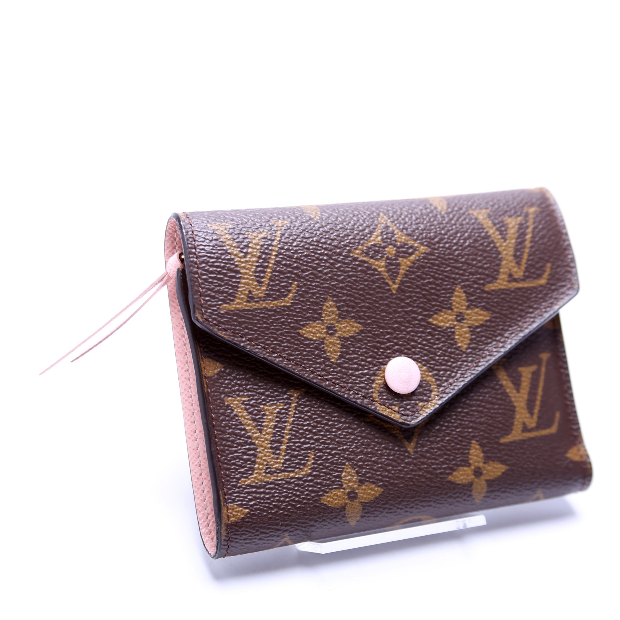 Victorine Wallet Monogram Pink