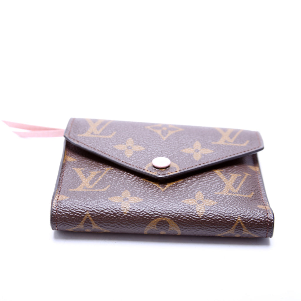Victorine Wallet Monogram Pink