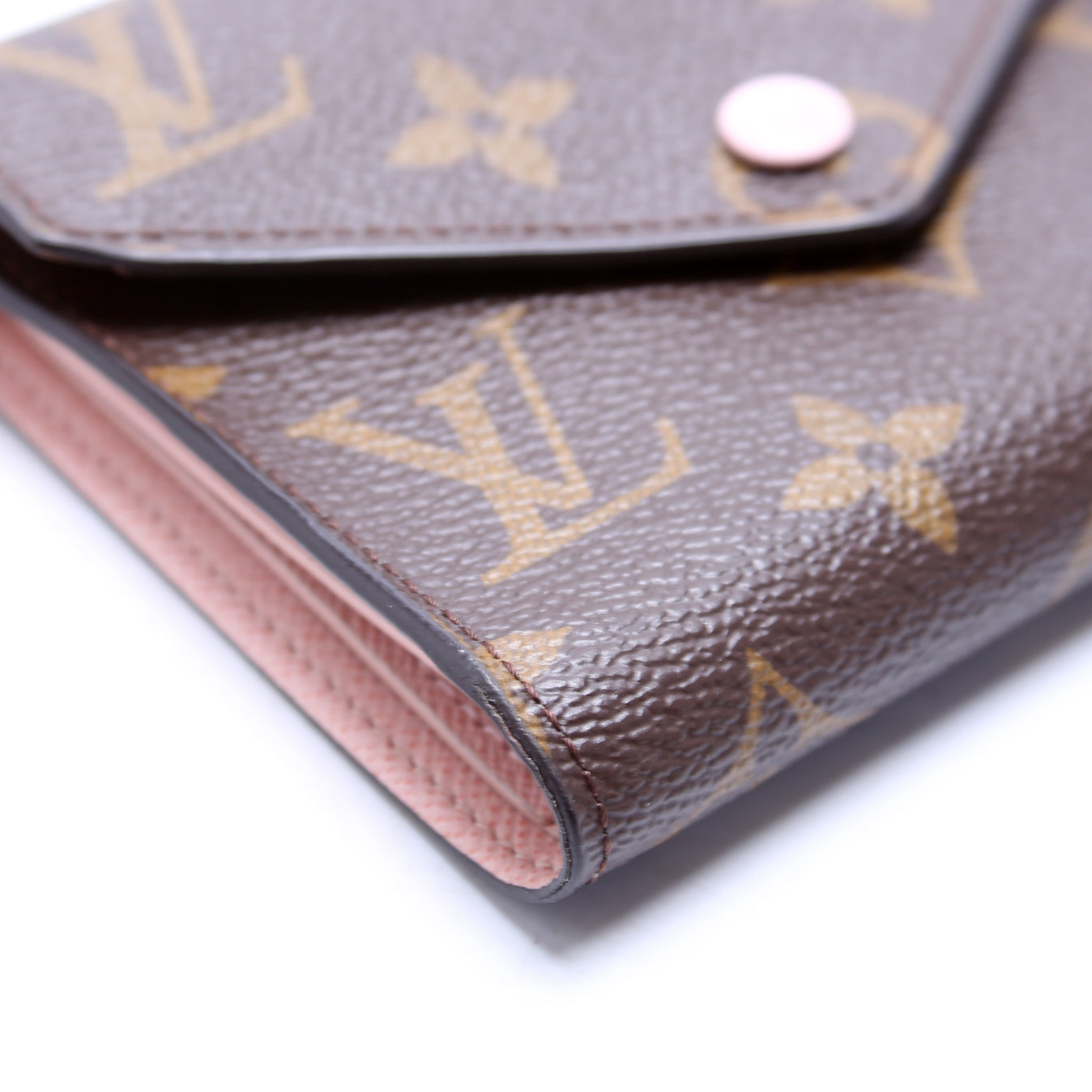 Victorine Wallet Monogram Pink