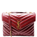 Lou Lou Medium Quilted 574946 Burgundy