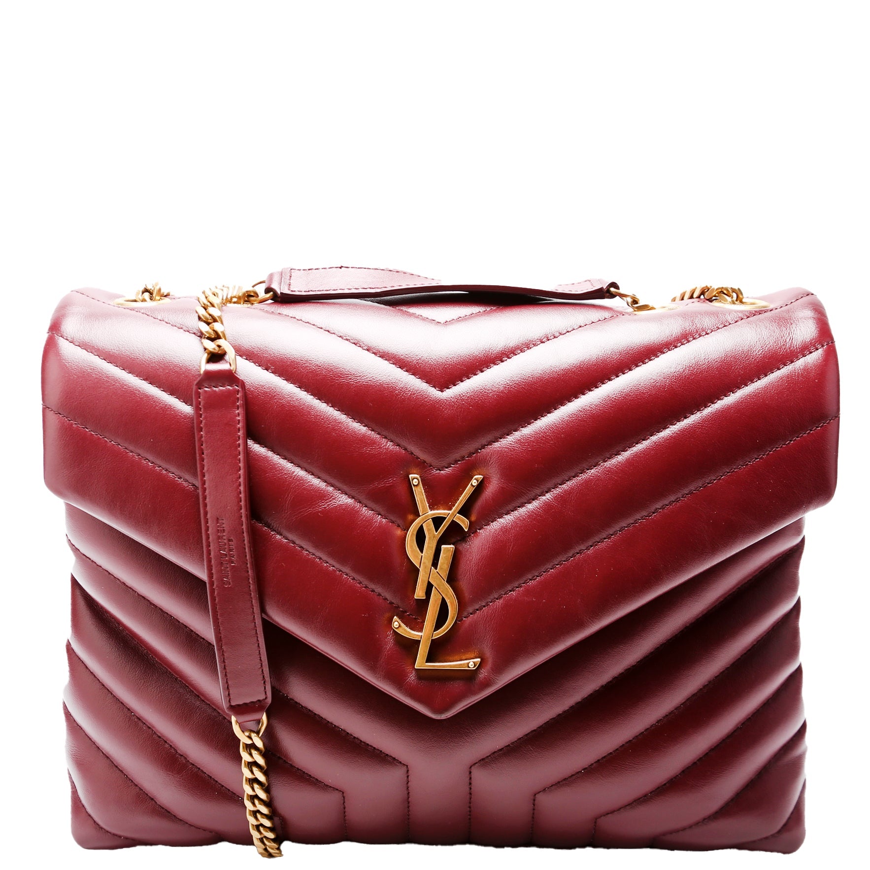 Lou Lou Medium Quilted 574946 Burgundy