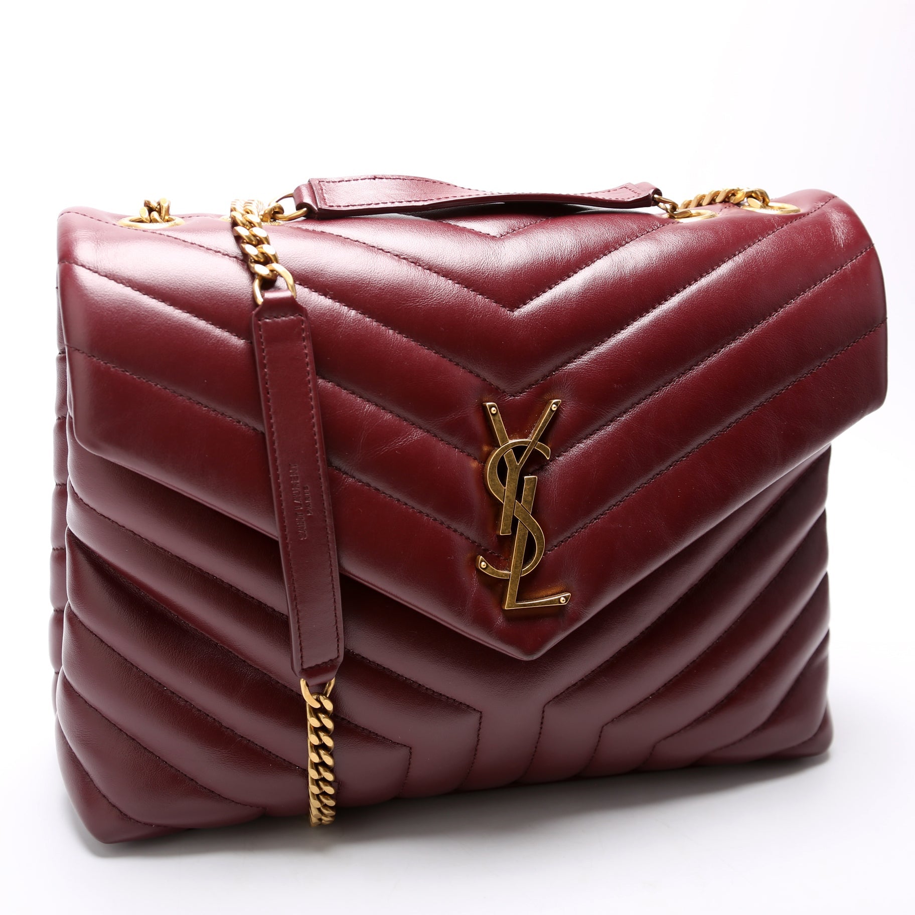 Lou Lou Medium Quilted 574946 Burgundy