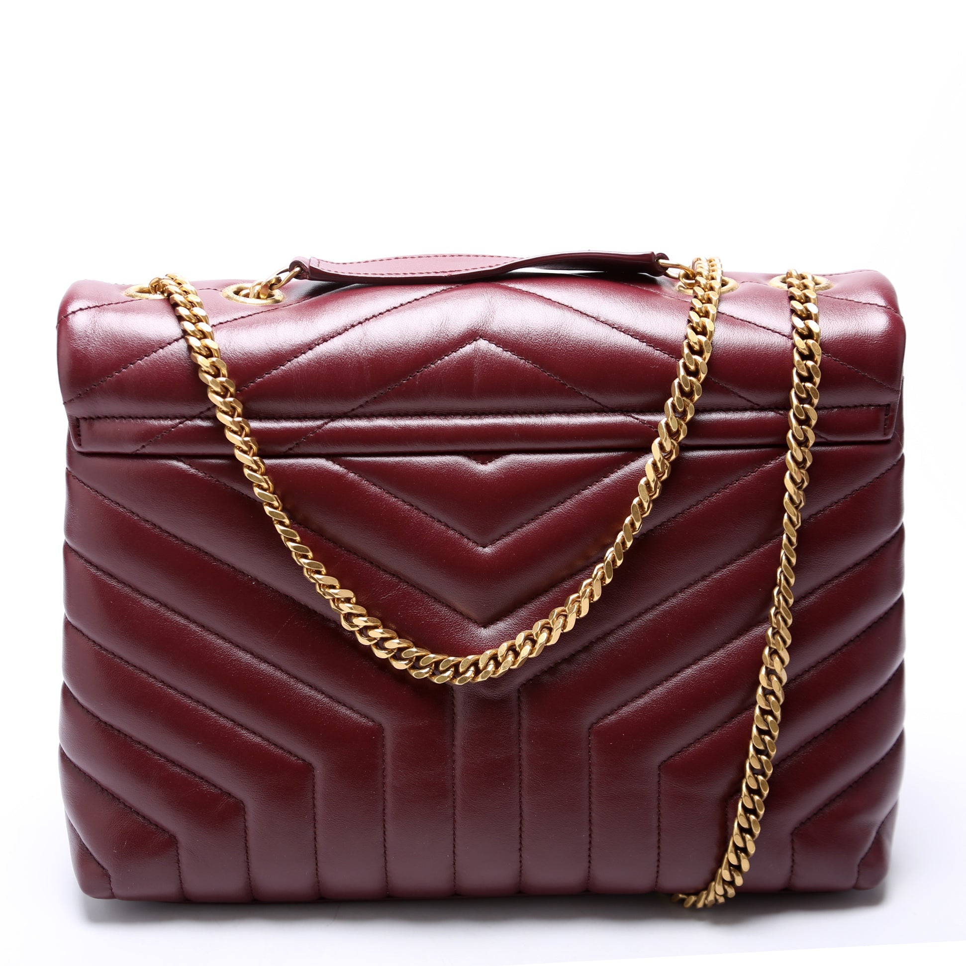 Lou Lou Medium Quilted 574946 Burgundy