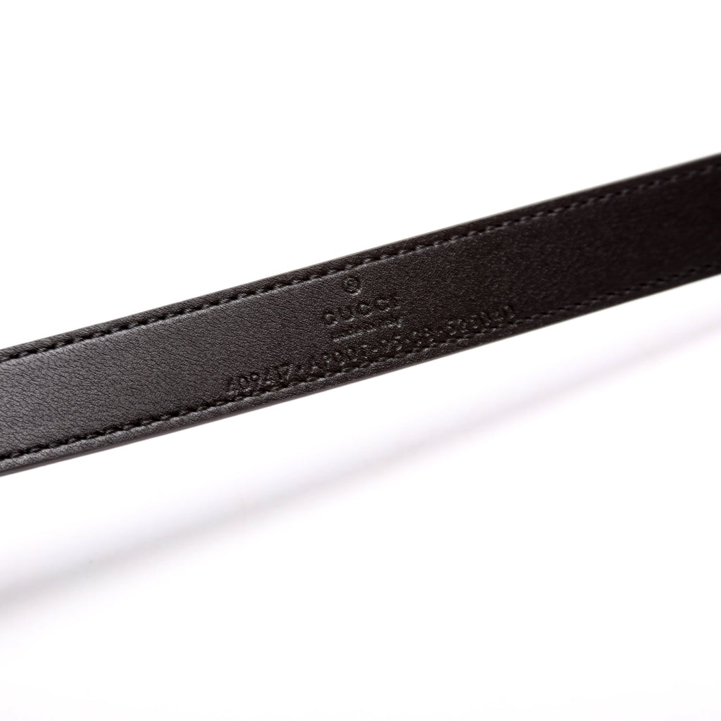 409417 GG Marmont Thin Belt Size 95/38 Black