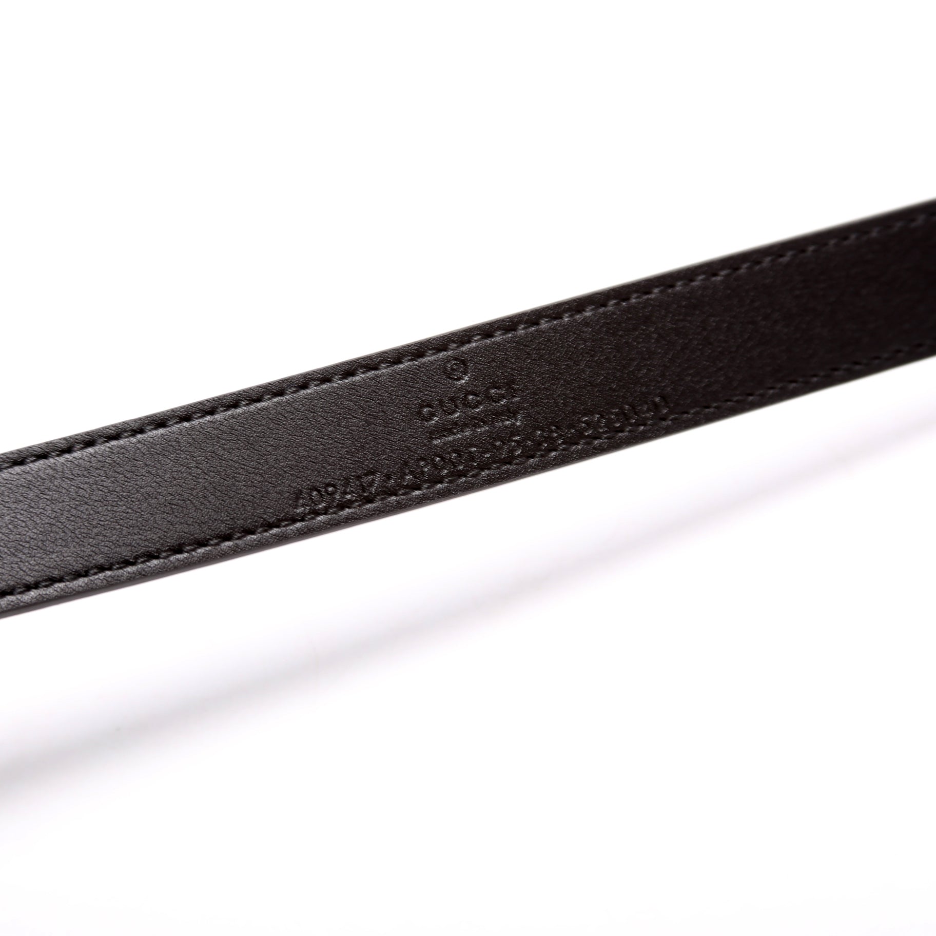 409417 GG Marmont Thin Belt Size 95/38 Black