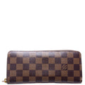 Clemence Wallet Damier Ebene Pink