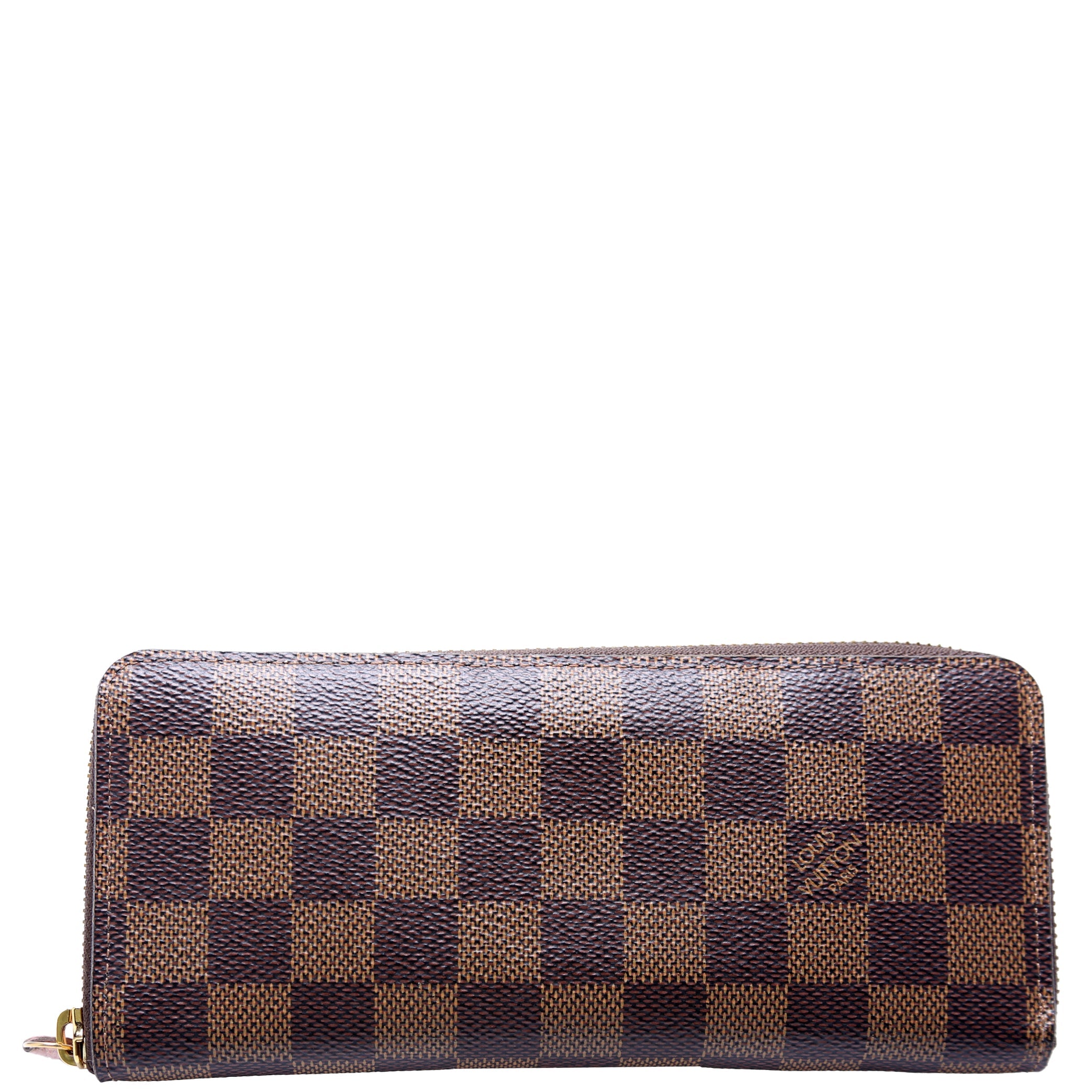 Clemence Wallet Damier Ebene Pink