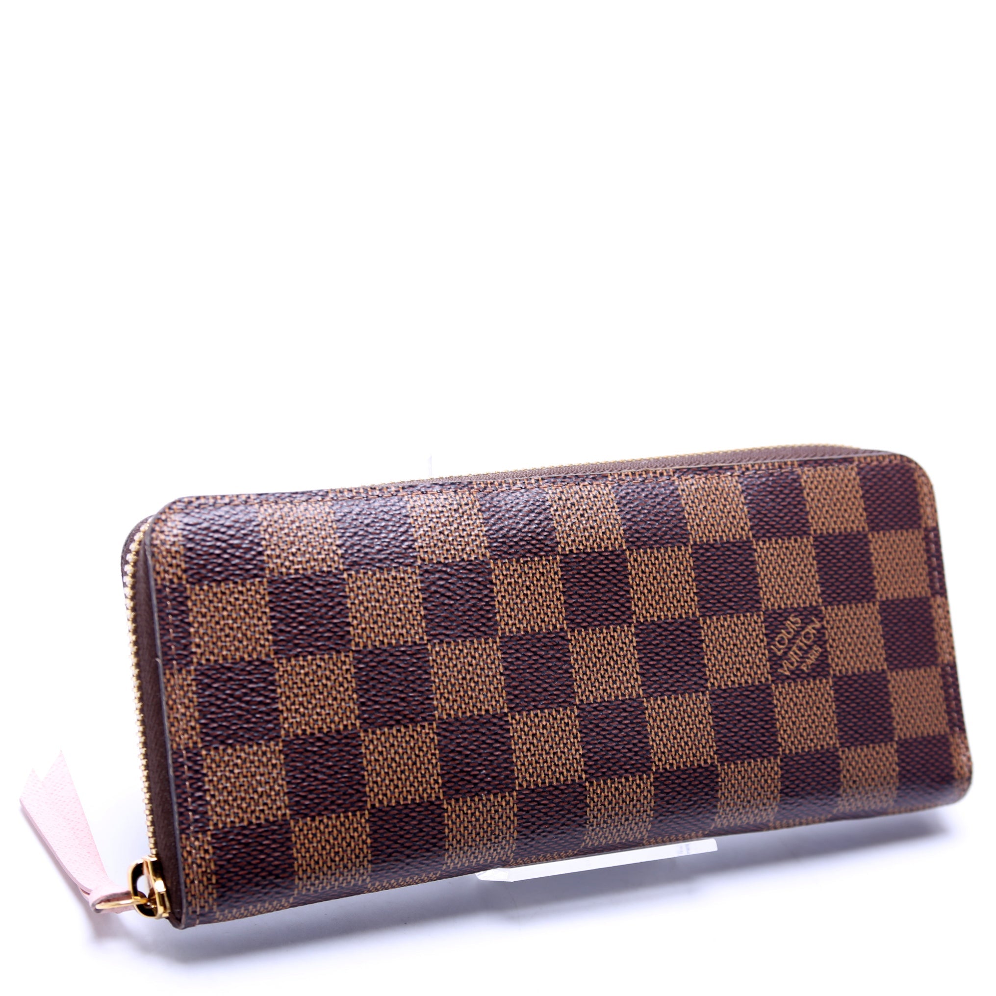 Clemence Wallet Damier Ebene Pink