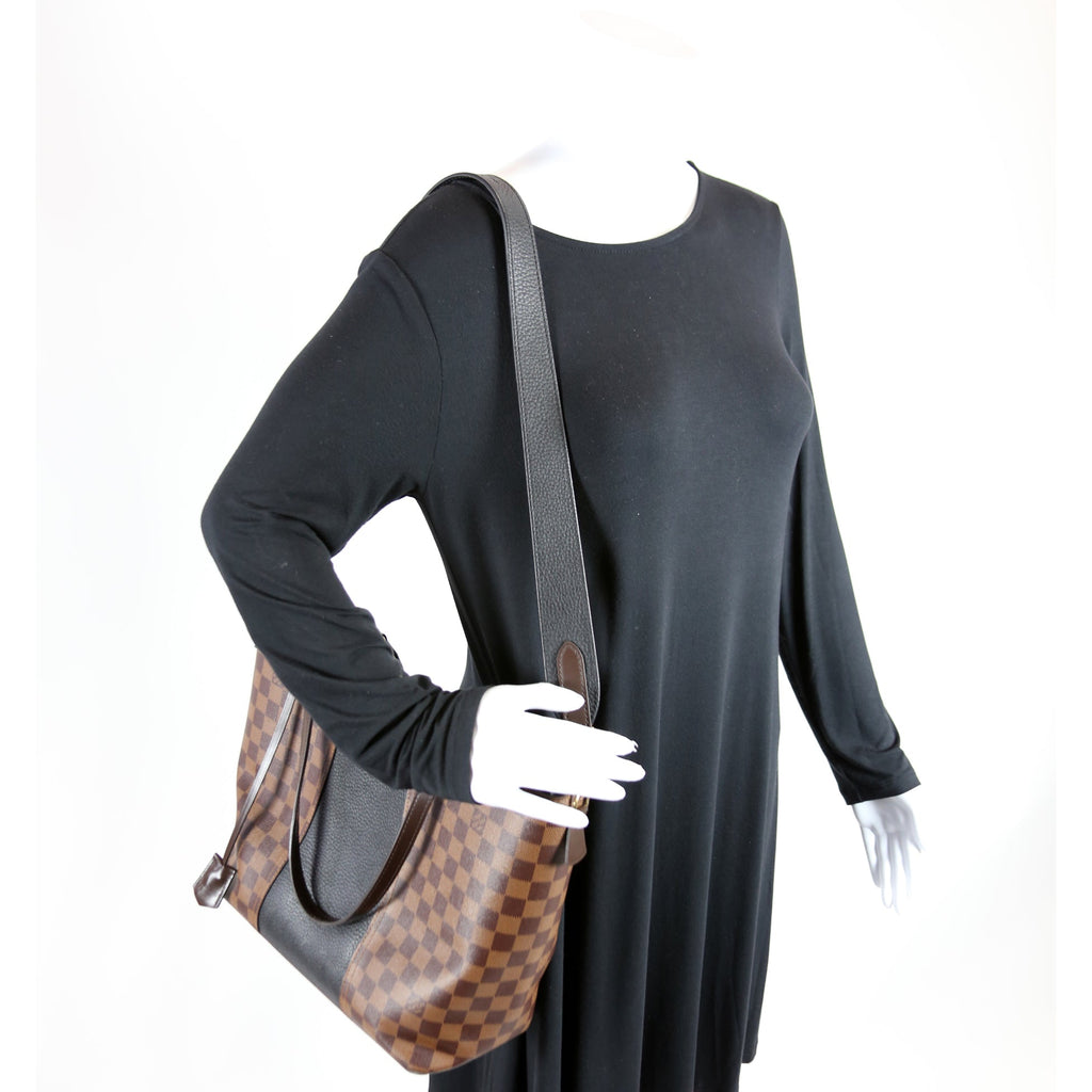 Jersey Bag Damier Ebene Black