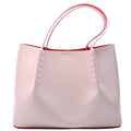 Cabarock Snake Embossed Small Tote Pink