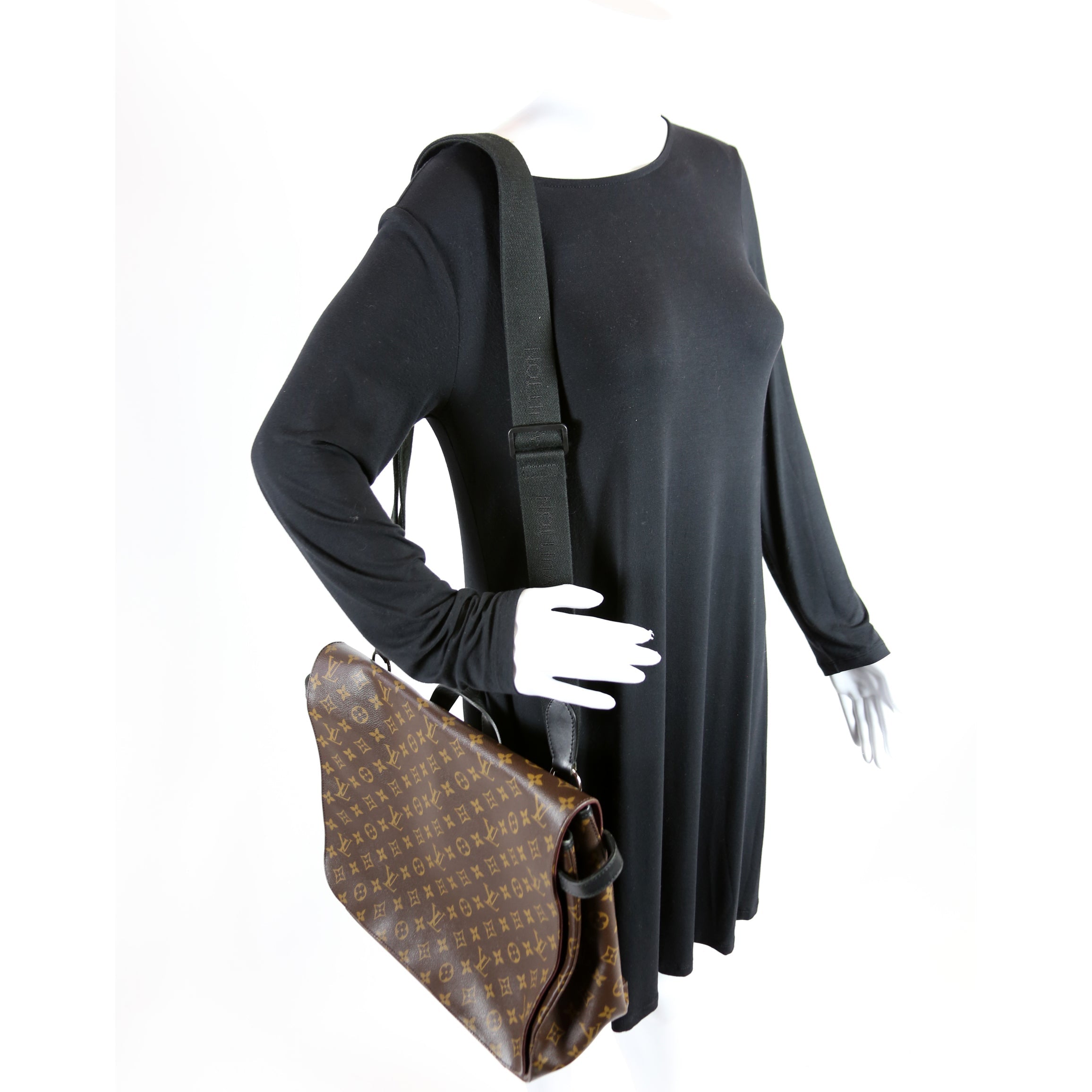 Drake Messenger Monogram Macassar