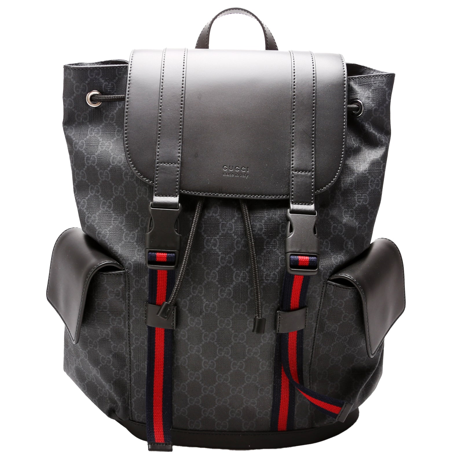 495563 GG Supreme Backpack Black
