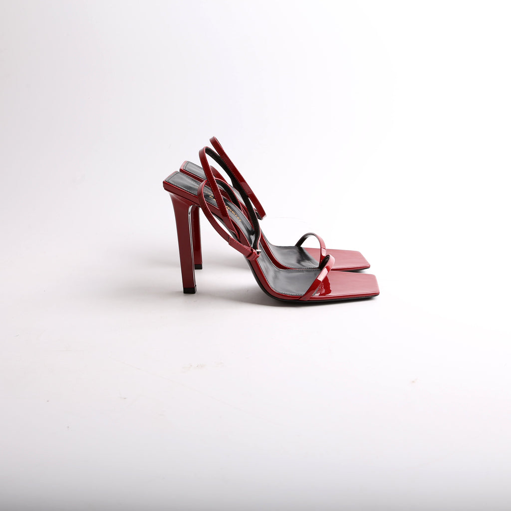 Pam 100MM Ankle Wrap Sandals Size 37.5