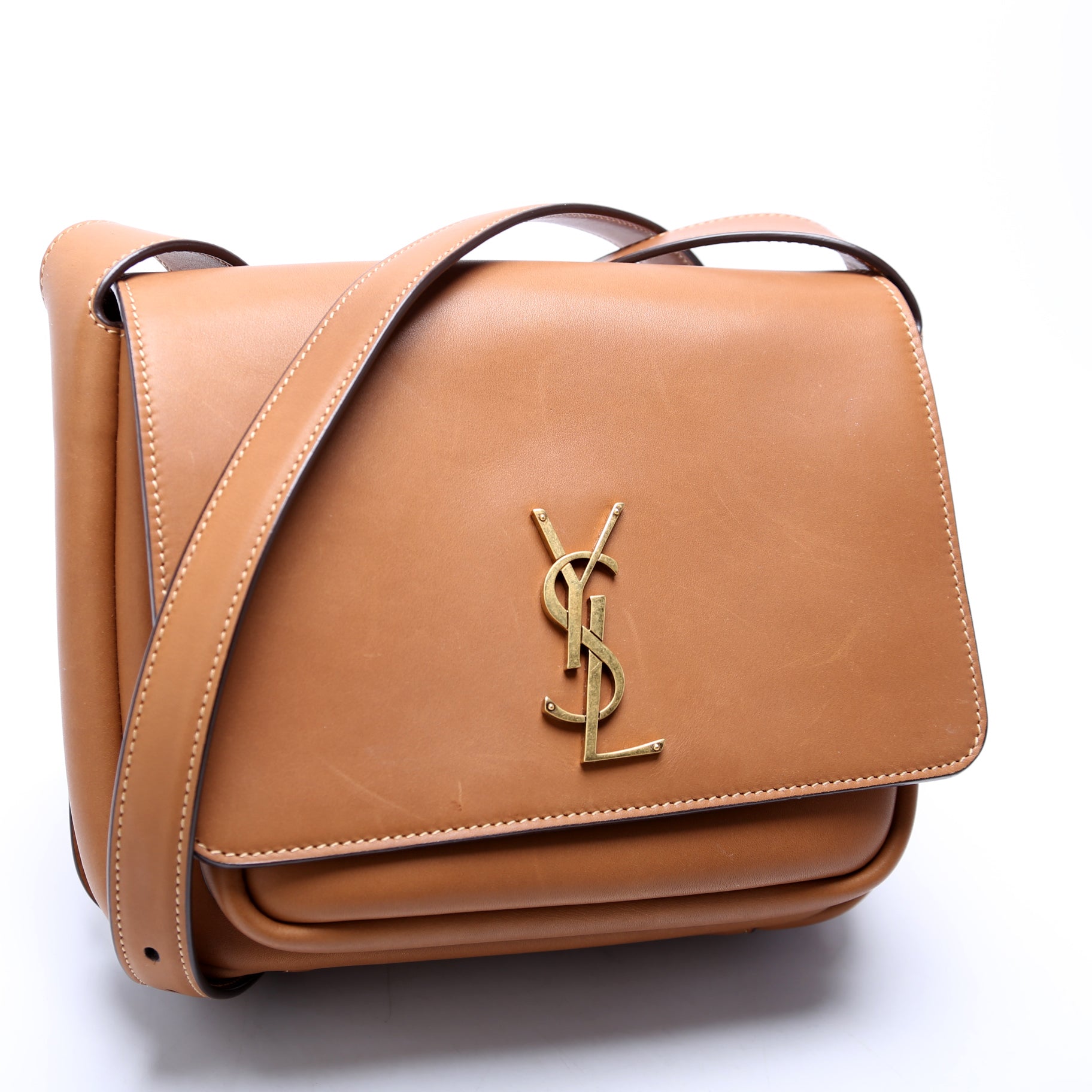 718556 Niki Besace Smooth Leather Brown