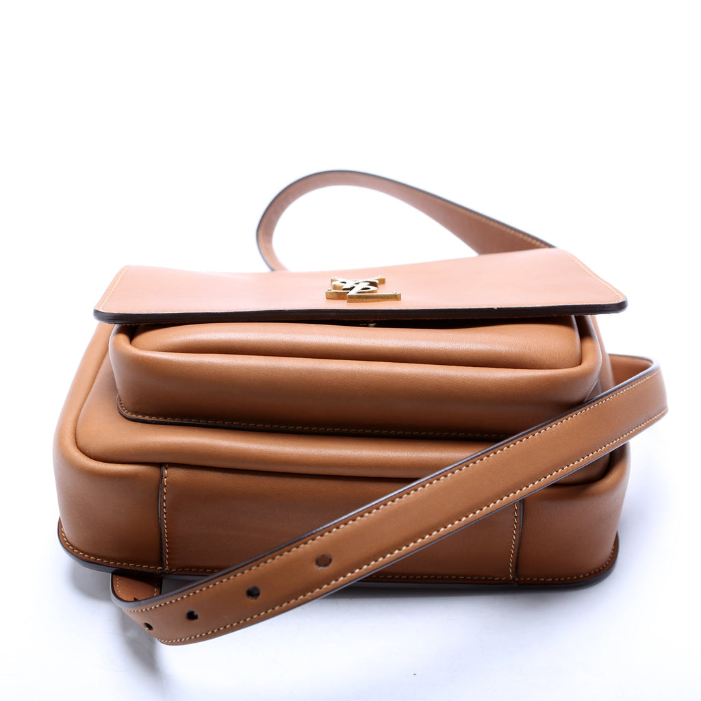 718556 Niki Besace Smooth Leather Brown