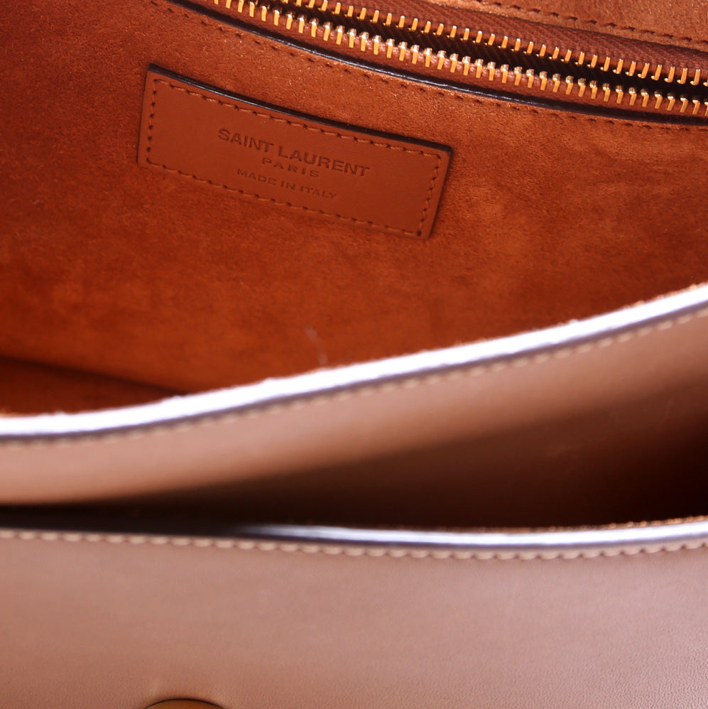 718556 Niki Besace Smooth Leather Brown