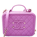 Filigree Vanity Case Medium 28M Purple