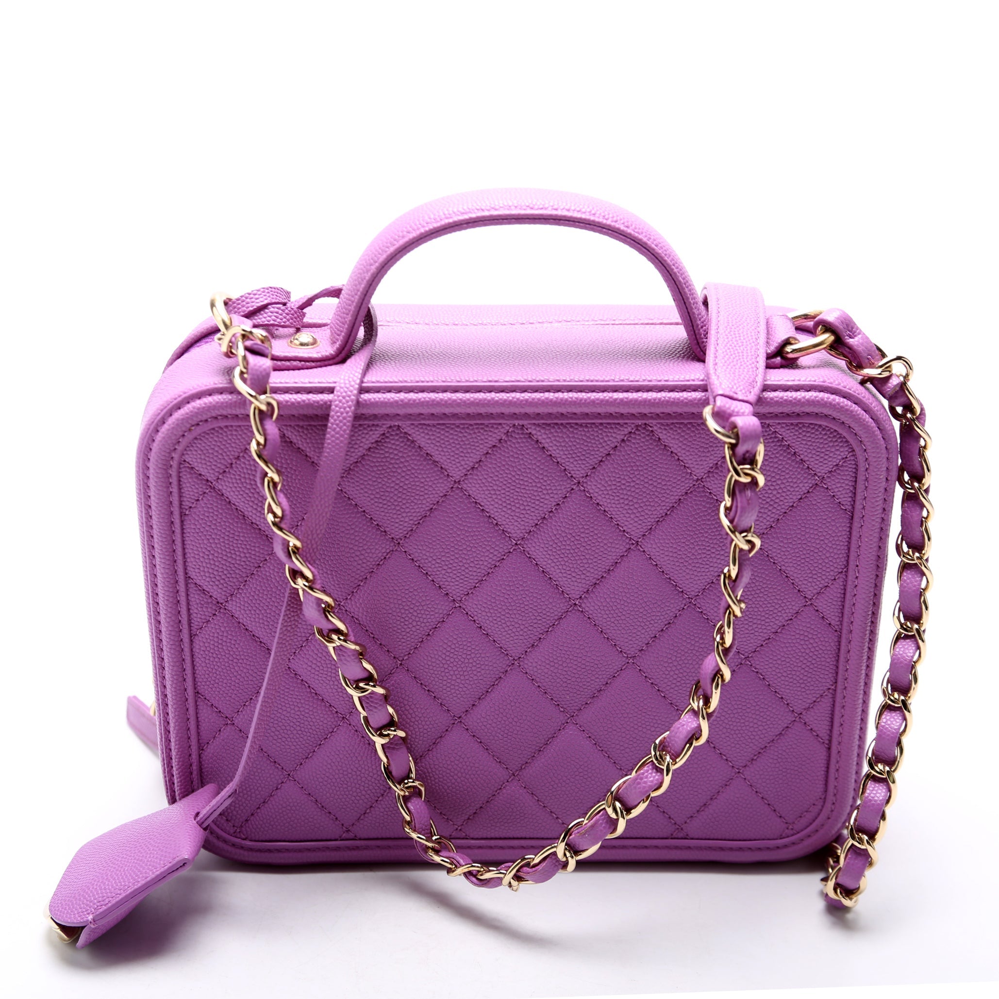 Filigree Vanity Case Medium 28M Purple